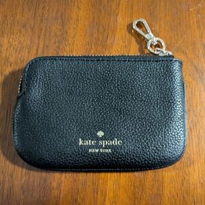 Kate Spade Black Pebbled Leather Pouch